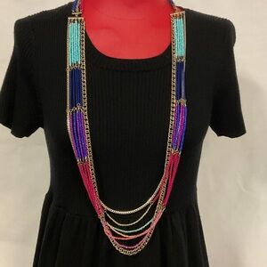 Multicolor Layered Necklace